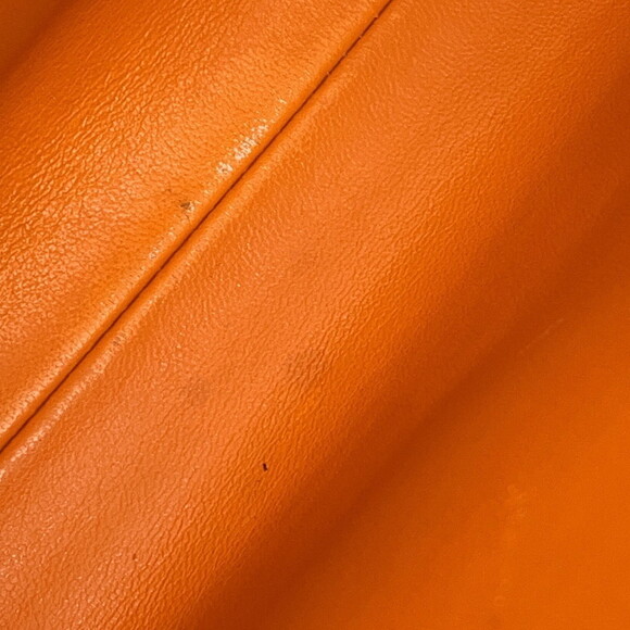 BURBERRY Orange Leather Shoulder Bag - Picture 8 of 16
